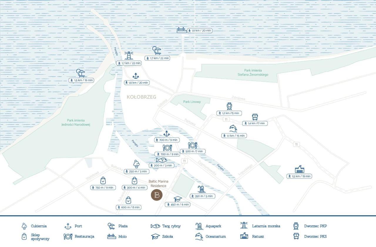 Baltic Marina Residence 19 Z Parkingiem, Jacuzzi, Sauna I Silownia Kołobrzeg Zewnętrze zdjęcie